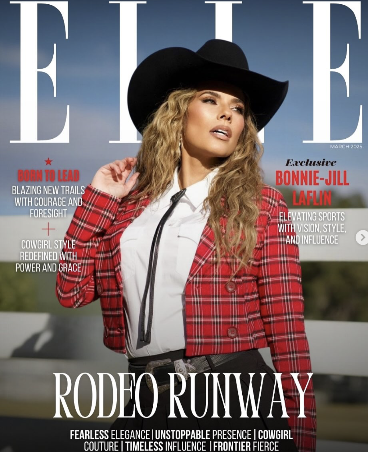 Bonnie-Jill Laflin, host of The Arena Collective, on the Elle cover